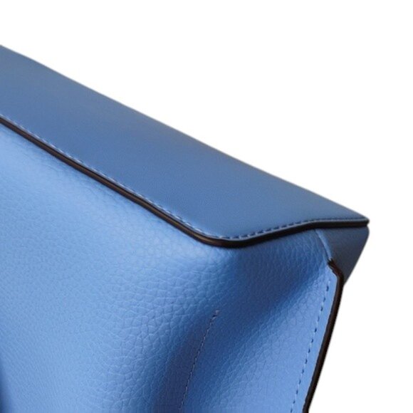 MICHAEL Michael Kors Blue Pebble Leather Small Emilia Satchel NWT $498 - Picture 5 of 12